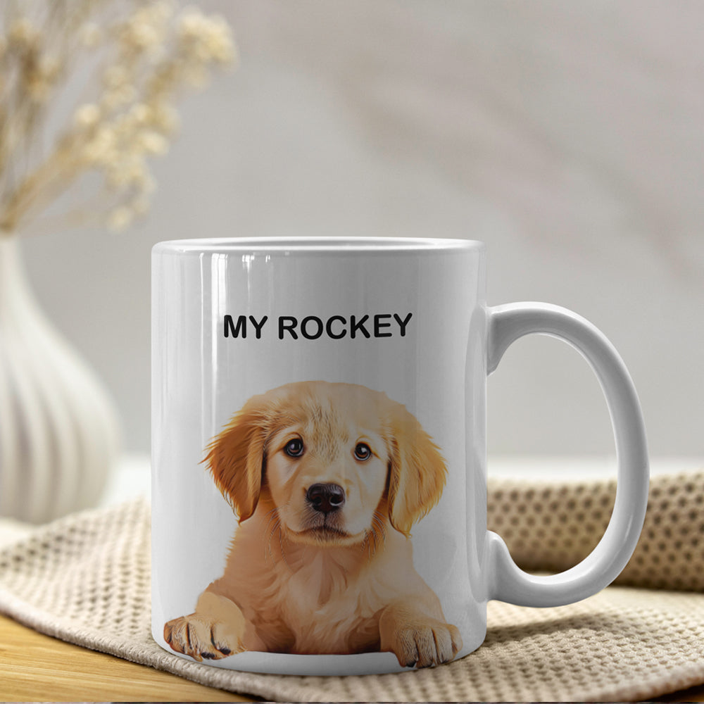 custom portrait mug with your pet