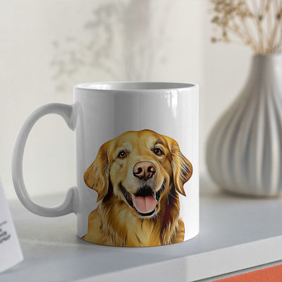 custom portrait mug with your pet